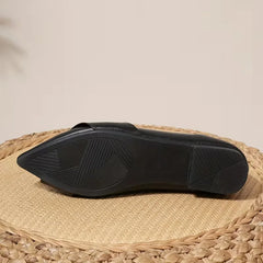 Ballet flats met puntige neus