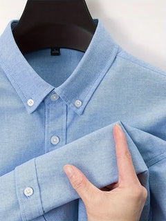 Casual overhemd met mandarin collar