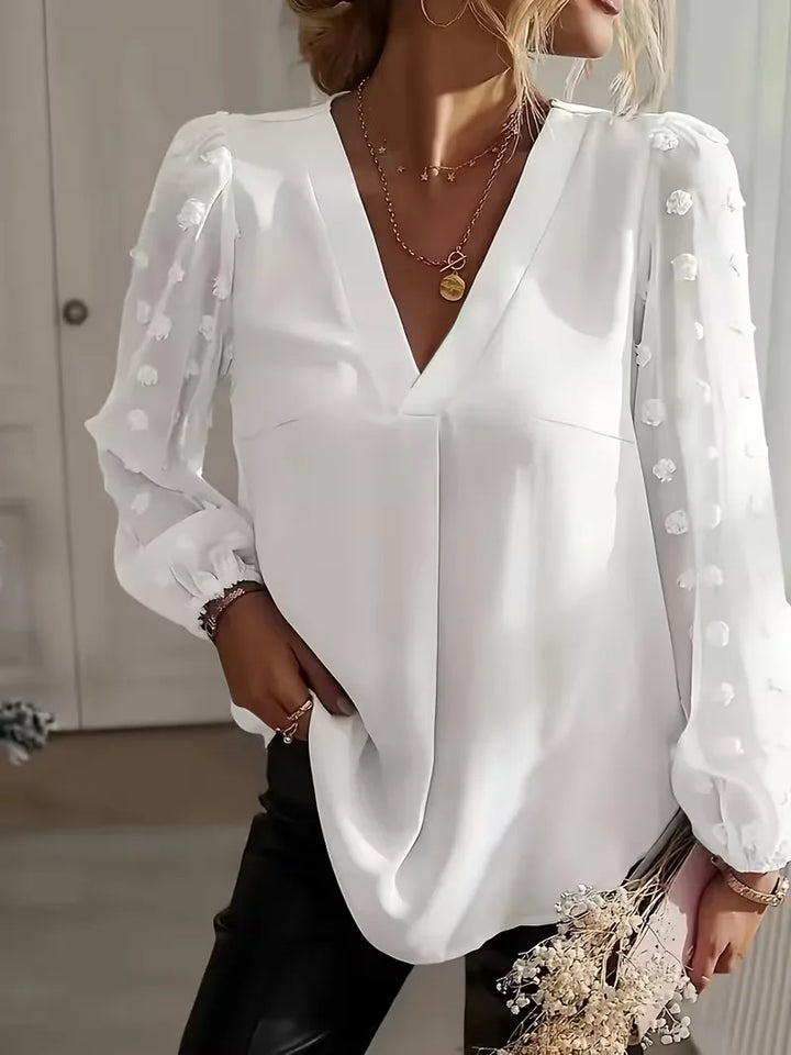 Blouse met lange mouwen