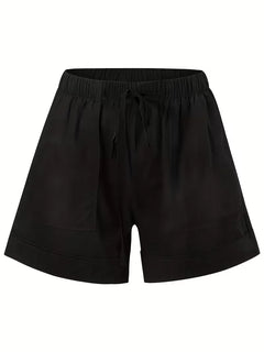 Korte broek met elastische taille