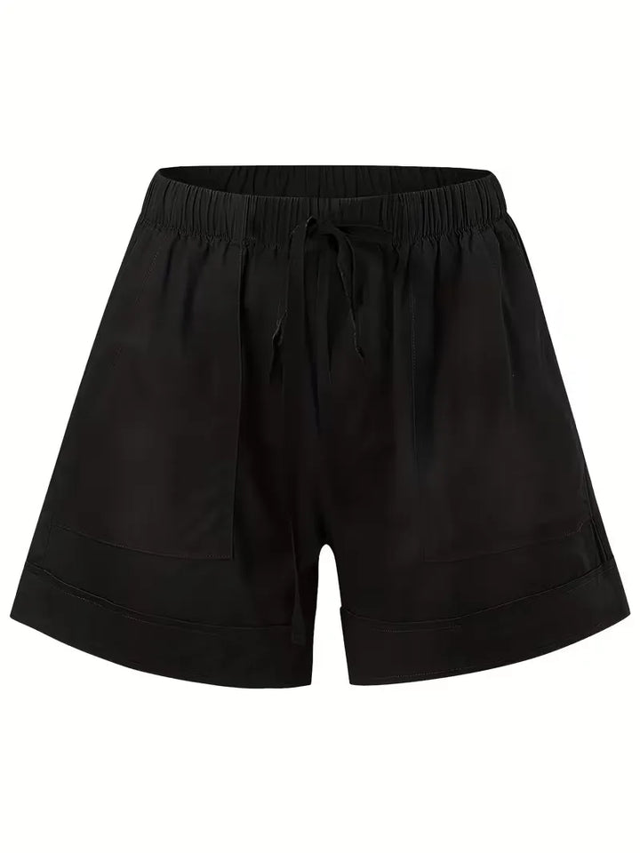 Korte broek met elastische taille