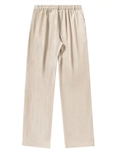 Corduroy pantalons met rechte pijpen