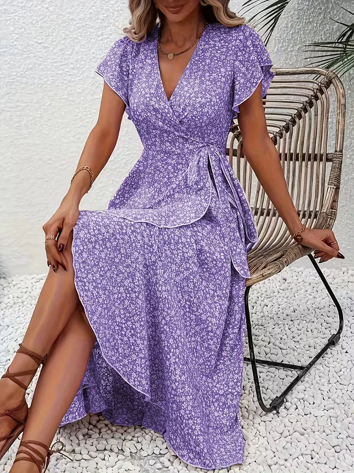 Wikkeljurk met bloemen