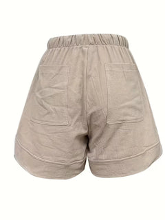 Korte broek met elastische taille
