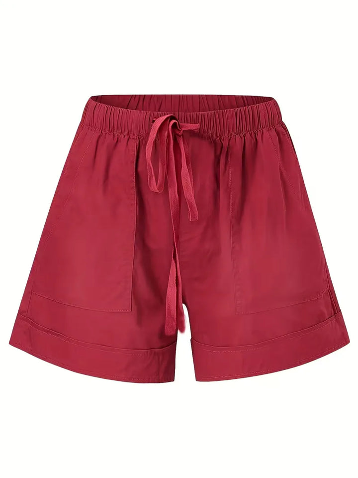 Korte broek met elastische taille