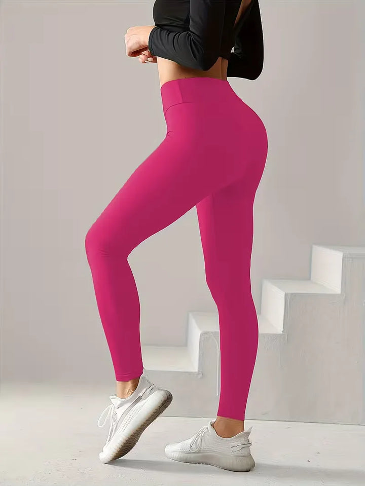 High-waisted slim fit legging