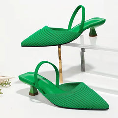 Hak met flare heel