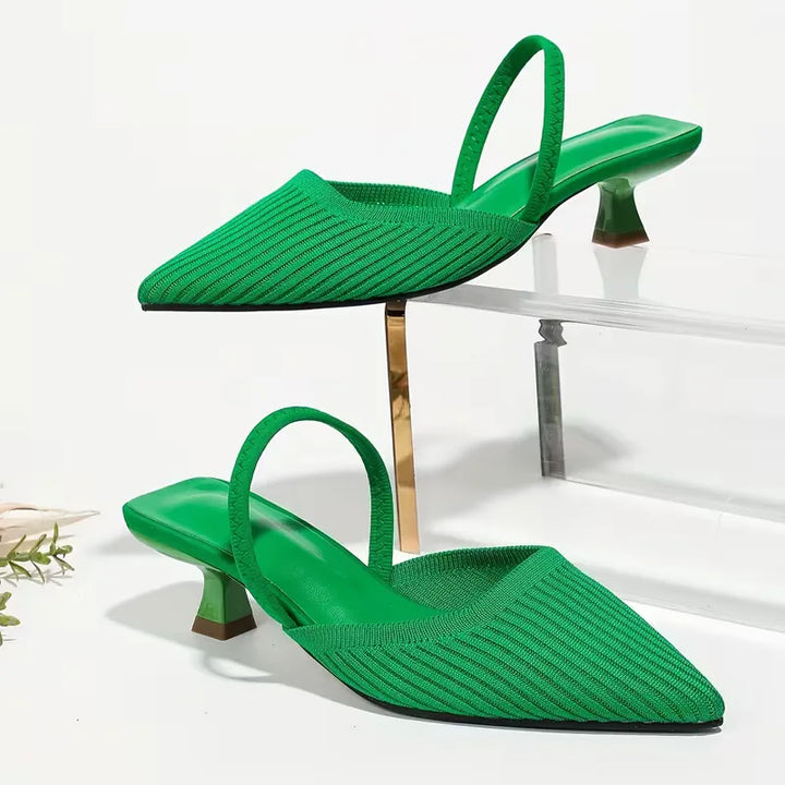 Hak met flare heel