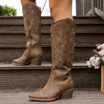 Cowboylaars met borduursel