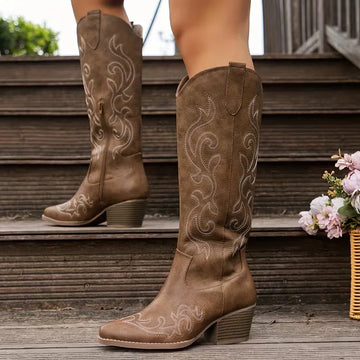 Cowboylaars met borduursel