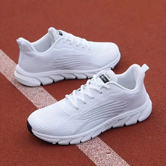 Lage sneaker met mesh bovenwerk