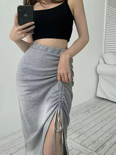 Bodycon rok met hoge taille