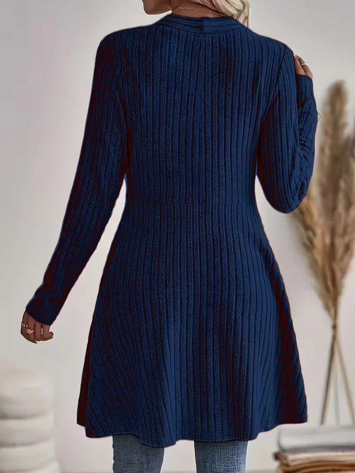 Zwarte cardigan met V-hals