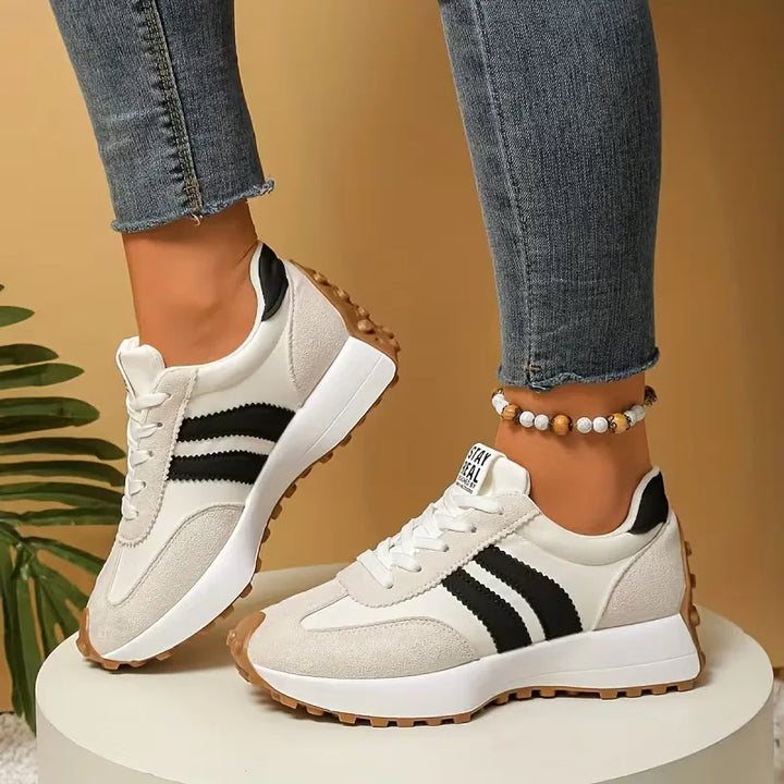 Platform sneakers met dikke zool