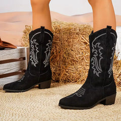 Cowboylaarzen met borduursel