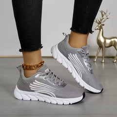 Lage sneaker met mesh bovenwerk
