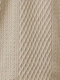 Polo met V-neck en jacquard patroon