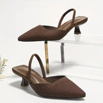 Hak met flare heel
