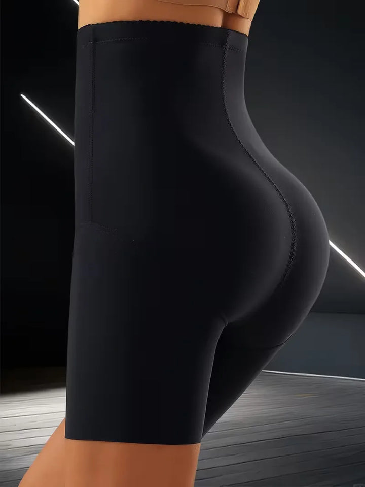 High-waisted shapewear boxer brief