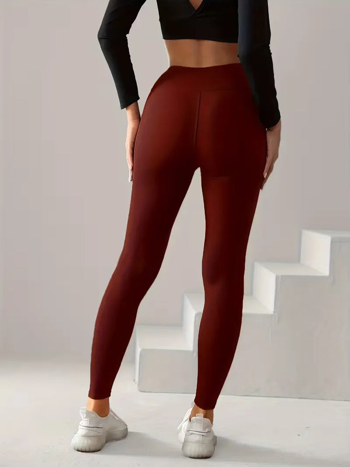 High-waisted slim fit legging