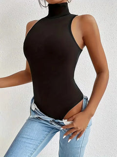 Bodysuit met turtle neckline