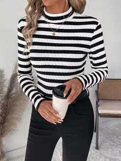 Longsleeve met turtle neckline