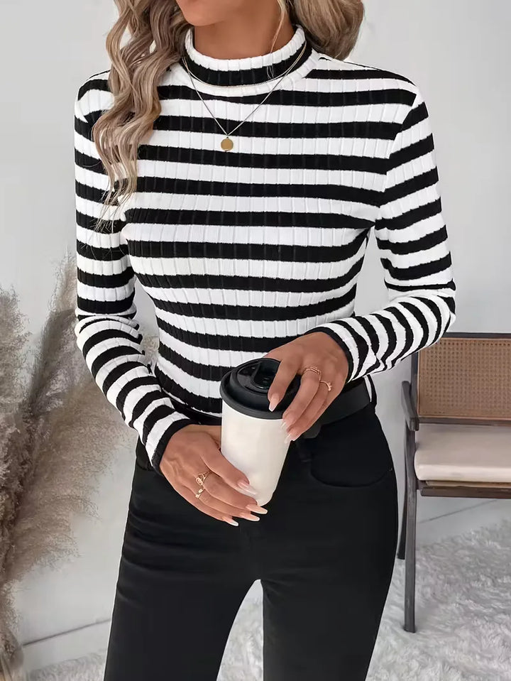 Longsleeve met turtle neckline
