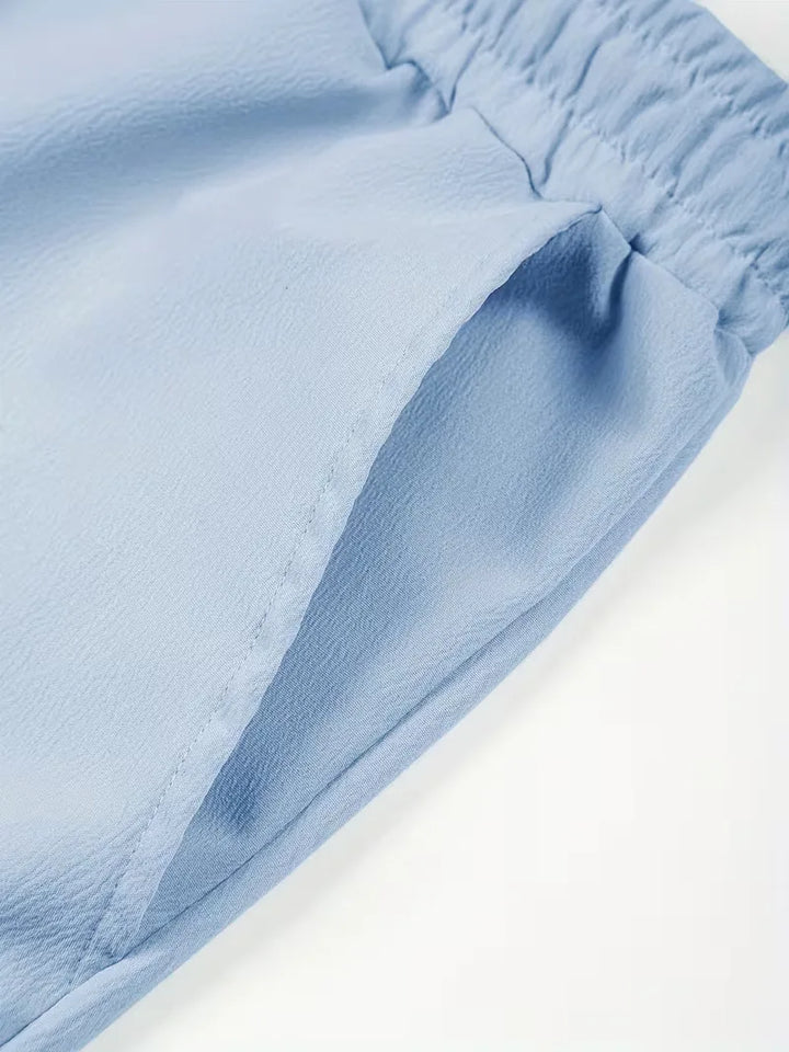 Shorts met elastische tailleband