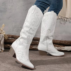 Cowboylaars met borduursel