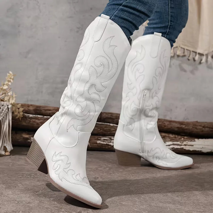 Cowboylaars met borduursel