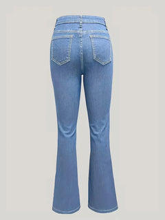 Flared jeans met hoge taille