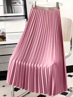 Plooirok met hoge taille
