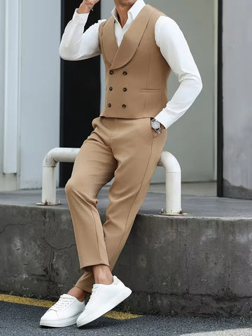 Gilet met double-breasted ontwerp