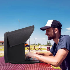 Laptoptas met zonwering