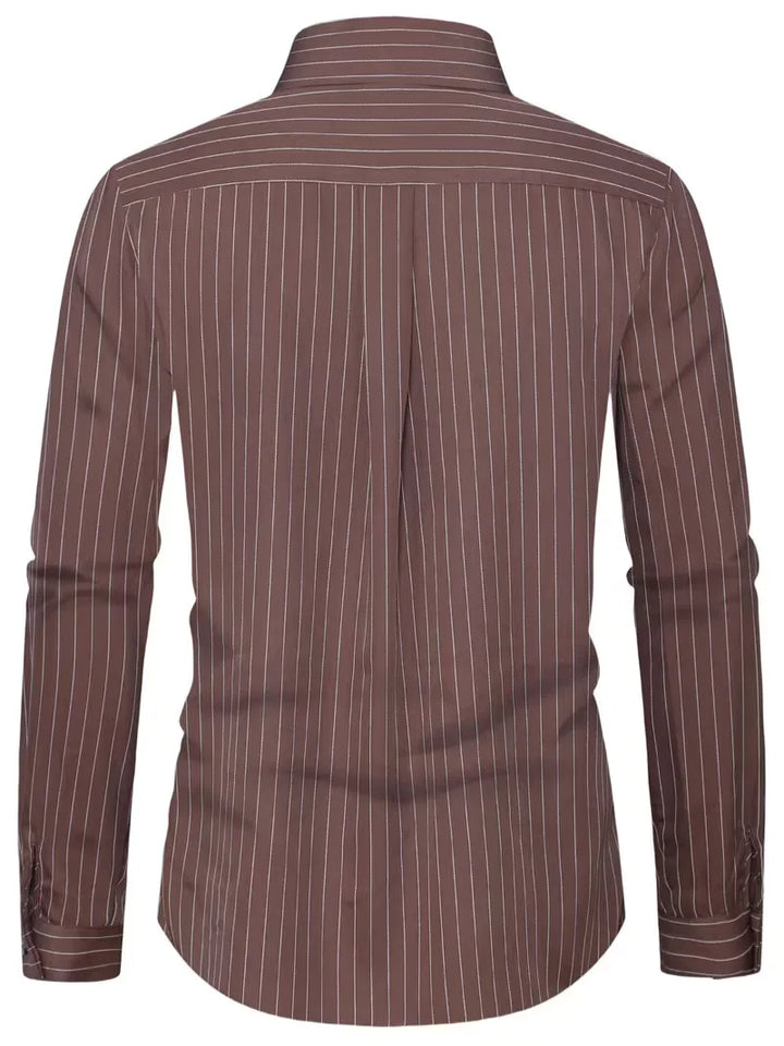 Casual overhemd met V-neck