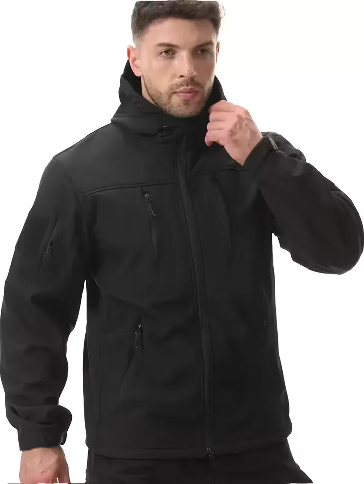 Parka met fleece voering