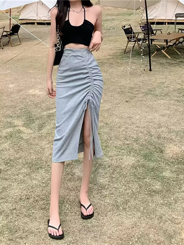 Bodycon rok met hoge taille