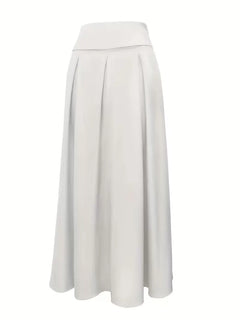 Plooirok met hoge taille