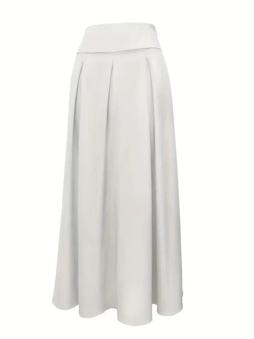 Plooirok met hoge taille