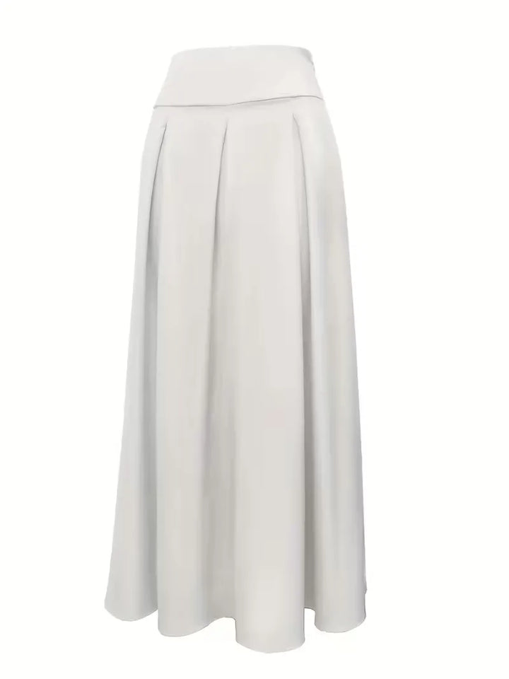 Plooirok met hoge taille