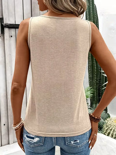 tanktop met ringdetail