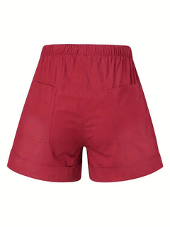 Korte broek met elastische taille