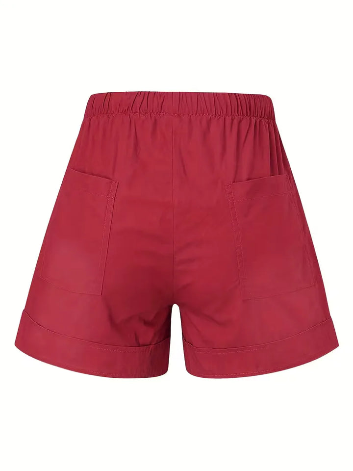 Korte broek met elastische taille