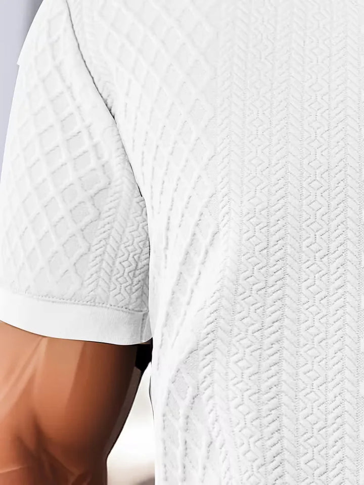 Zomer kledingset met jacquard patroon