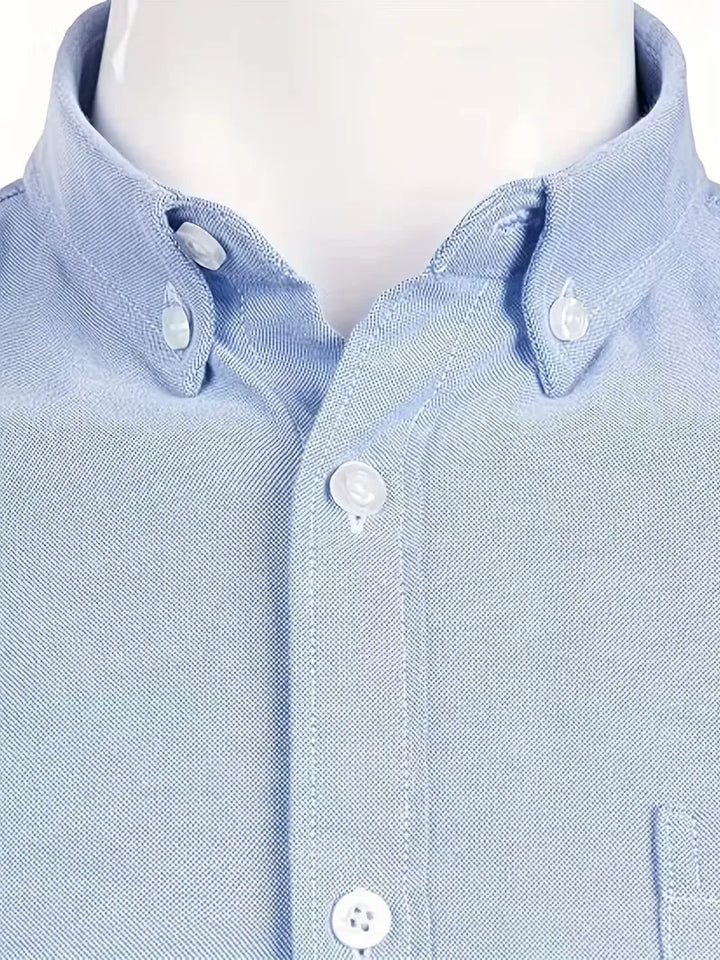 Casual overhemd met mandarin collar