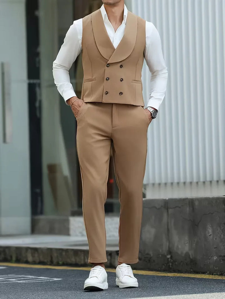 Gilet met double-breasted ontwerp