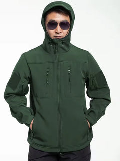 Parka met fleece voering