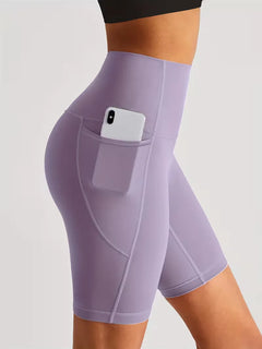 Sportshort met hoge taille