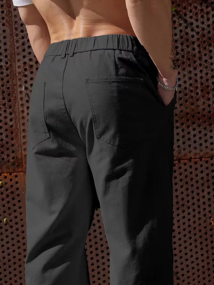 Pantalons met elastische band
