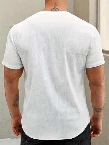 Shirt met mandarin kraag